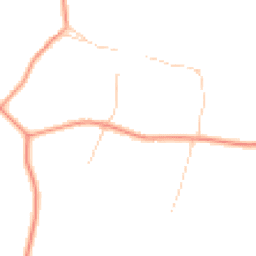 Daytime road noise heatmap for GU10 4JA