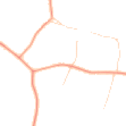 Daytime road noise heatmap for GU10 4JF