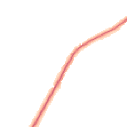 Night-time road noise heatmap for GU10 4LA