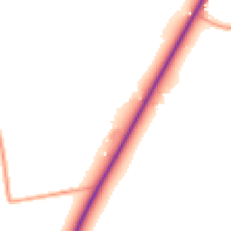 Daytime road noise heatmap for GU10 4LD