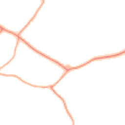 Daytime road noise heatmap for GU10 5DP