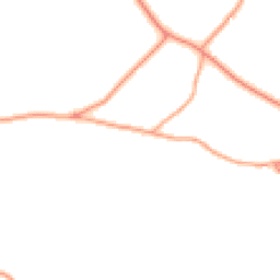 Daytime road noise heatmap for GU10 5EB