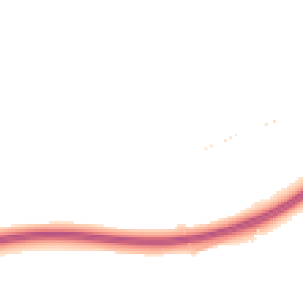 Night-time road noise heatmap for GU10 5ND