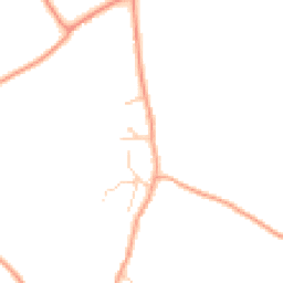 Daytime road noise heatmap for GU10 5RG