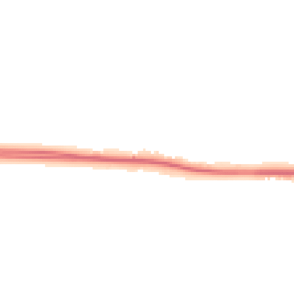 Night-time road noise heatmap for GU10 5RZ