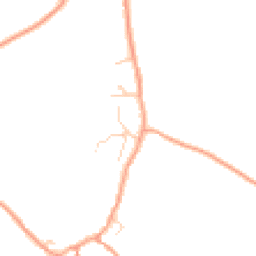 Daytime road noise heatmap for GU10 5TP