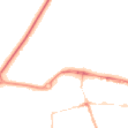 Night-time road noise heatmap for GU11 1AE