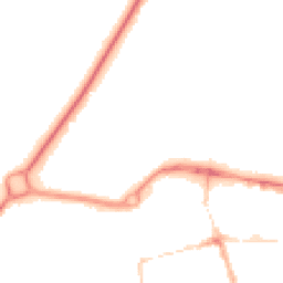 Night-time road noise heatmap for GU11 1AN