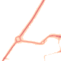 Night-time road noise heatmap for GU11 1AP