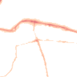 Night-time road noise heatmap for GU11 1FE