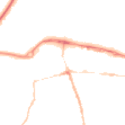 Night-time road noise heatmap for GU11 1QL