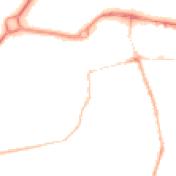 Night-time road noise heatmap for GU11 3JG