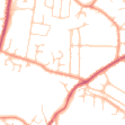 Daytime road noise heatmap for GU11 3UF