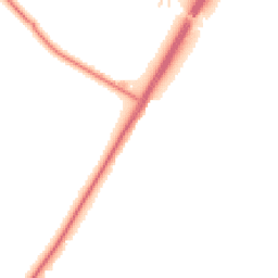 Night-time road noise heatmap for GU11 4DF