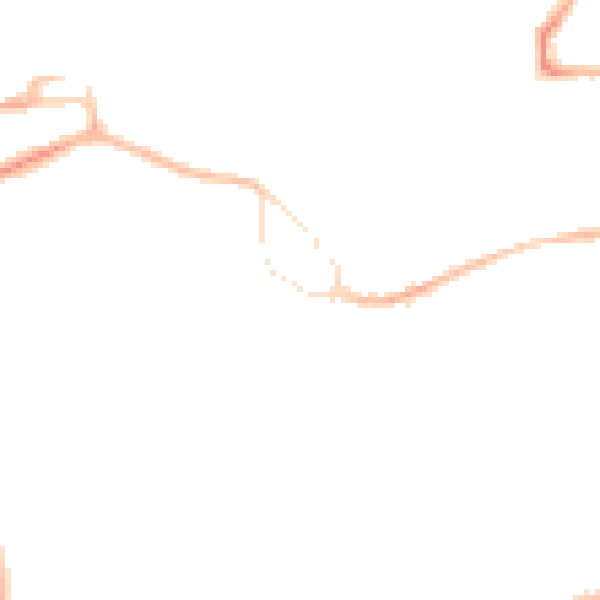 Night-time road noise heatmap for GU14 0EY