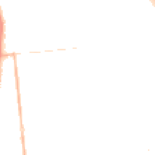 Night-time road noise heatmap for GU14 6GY