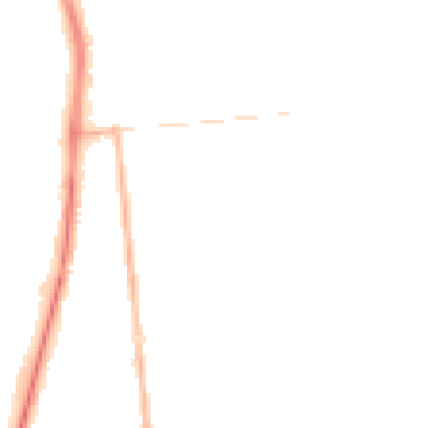 Night-time road noise heatmap for GU14 6QH