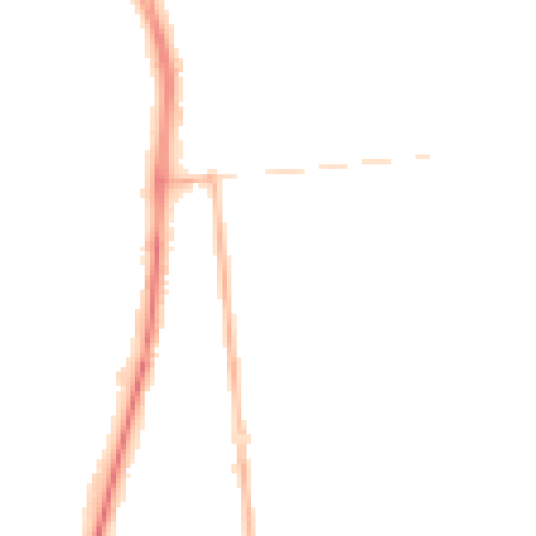 Night-time road noise heatmap for GU14 6SS