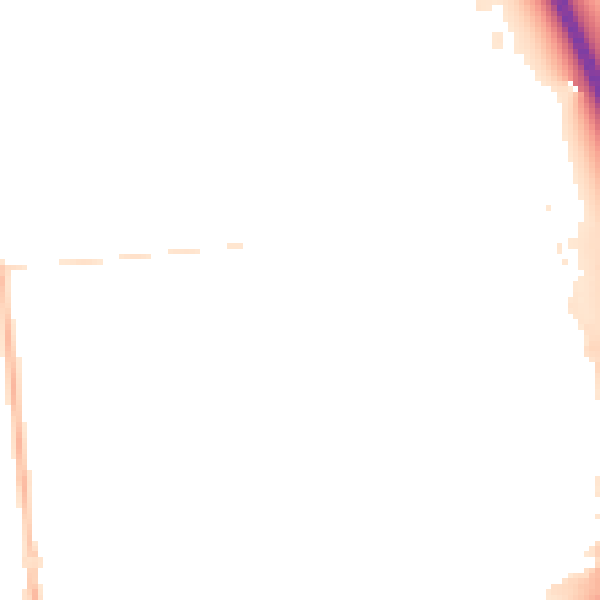 Night-time road noise heatmap for GU14 6ST