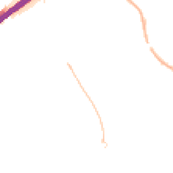 Night-time road noise heatmap for GU14 8US