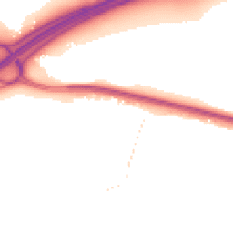 Night-time road noise heatmap for GU18 5RE