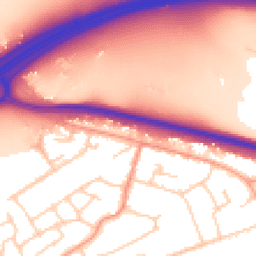 Daytime road noise heatmap for GU18 5RR