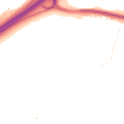 Night-time road noise heatmap for GU18 5TS