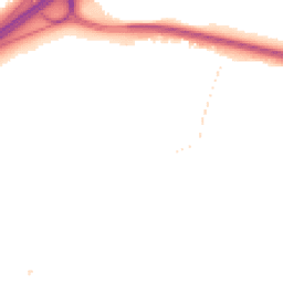Night-time road noise heatmap for GU18 5TZ
