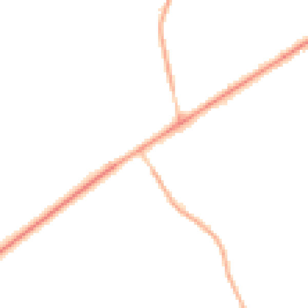 Night-time road noise heatmap for GU20 6PR
