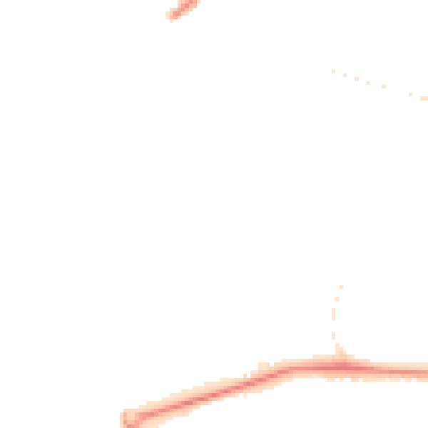 Night-time road noise heatmap for GU21 2AF