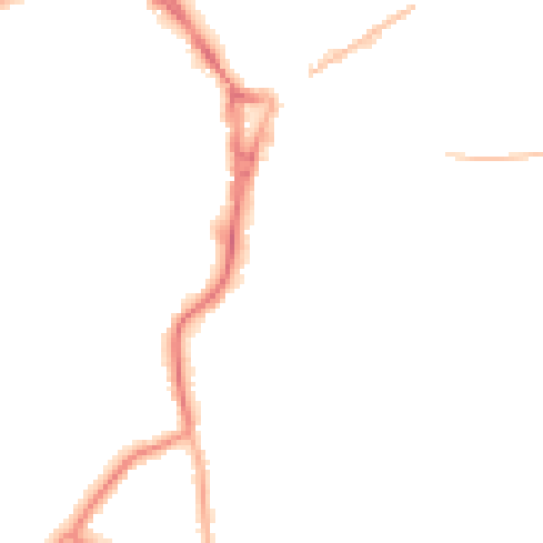 Night-time road noise heatmap for GU22 7NS