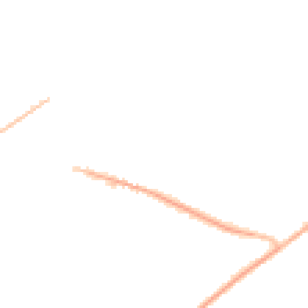 Night-time road noise heatmap for GU22 8BY