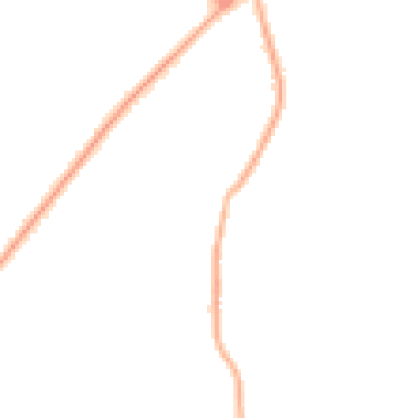 Night-time road noise heatmap for GU22 8DU