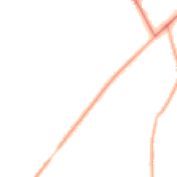 Night-time road noise heatmap for GU22 8PH