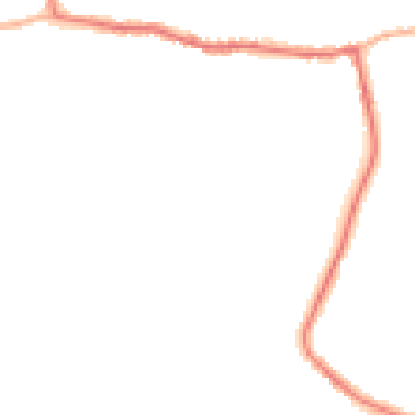 Night-time road noise heatmap for GU22 9BY