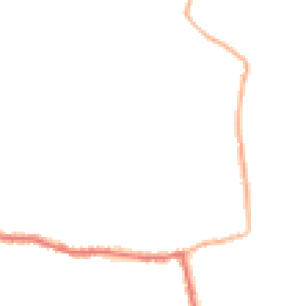 Night-time road noise heatmap for GU22 9DH