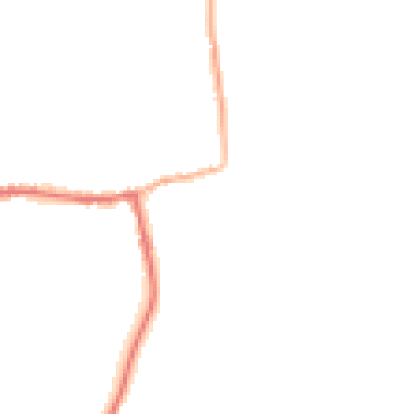 Night-time road noise heatmap for GU22 9JF