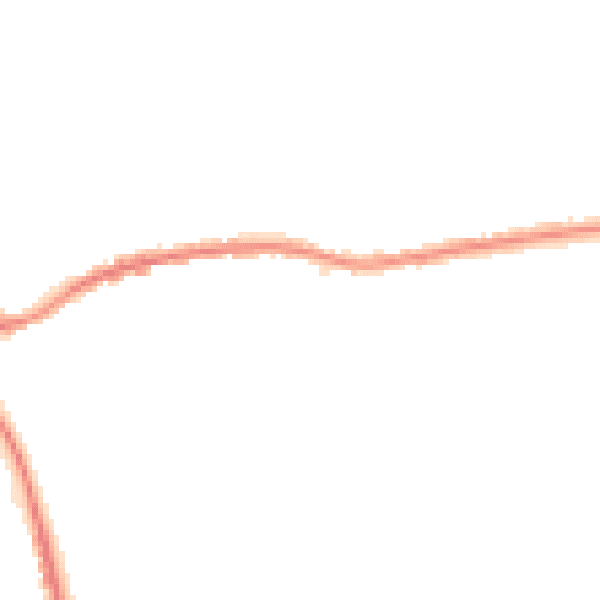 Night-time road noise heatmap for GU24 0AF