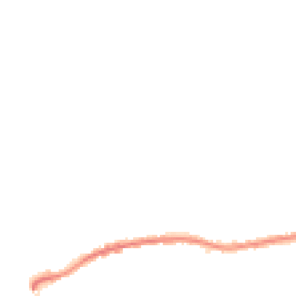 Night-time road noise heatmap for GU24 0EJ