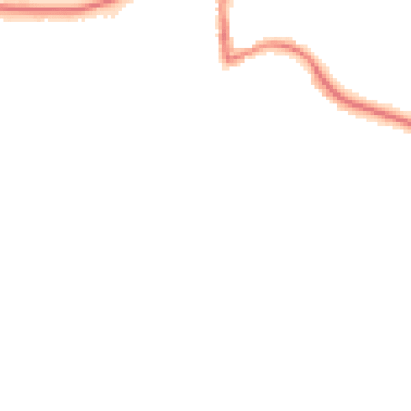 Night-time road noise heatmap for GU24 8EL