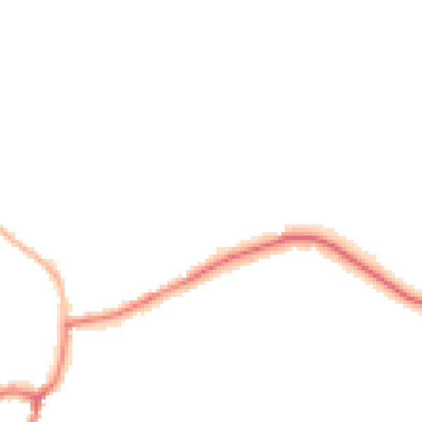 Night-time road noise heatmap for GU24 8PR