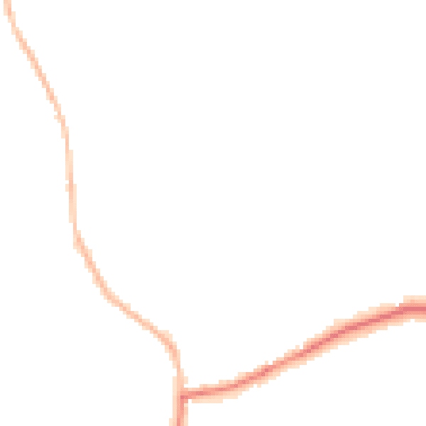 Night-time road noise heatmap for GU24 8QD