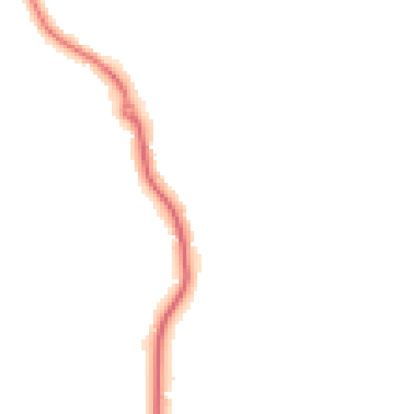Night-time road noise heatmap for GU24 9BN