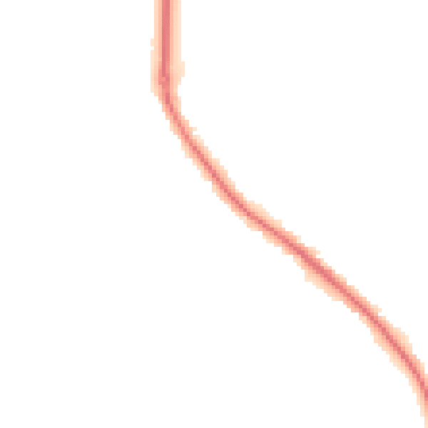 Night-time road noise heatmap for GU24 9BZ