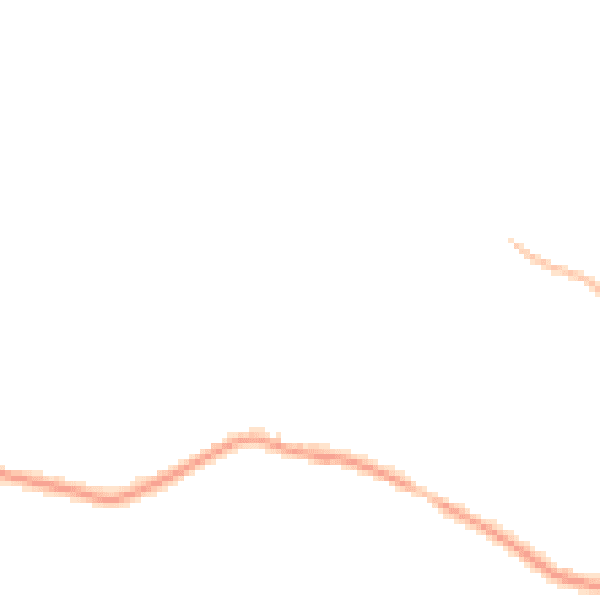 Night-time road noise heatmap for GU26 6NQ