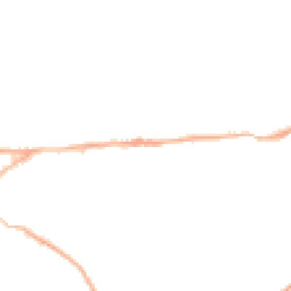 Night-time road noise heatmap for GU27 1HN