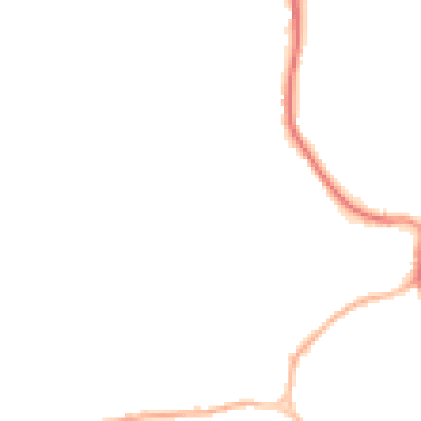 Night-time road noise heatmap for GU27 1PS