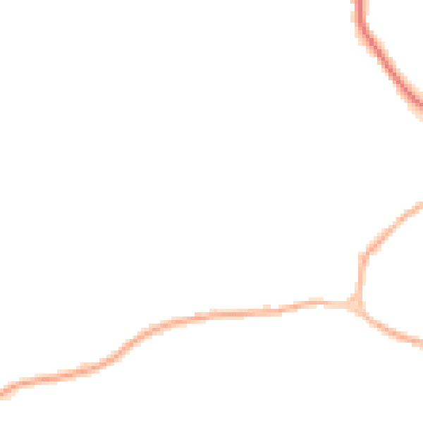 Night-time road noise heatmap for GU27 1PX