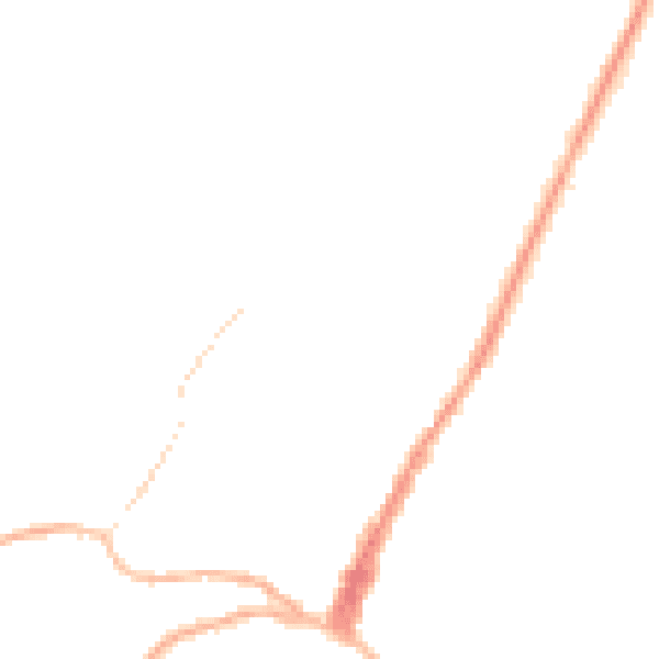 Night-time road noise heatmap for GU27 2BY