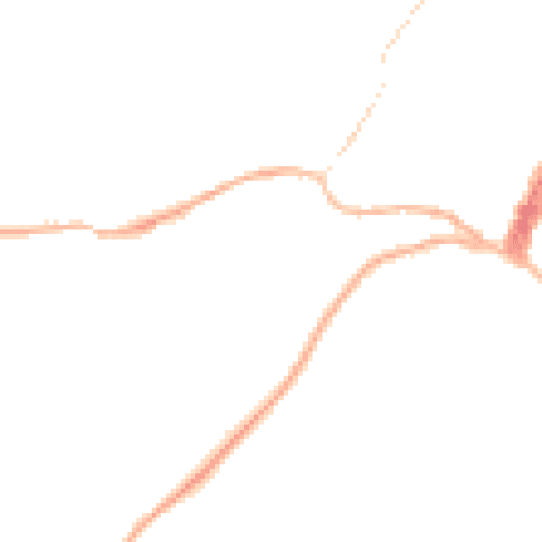 Night-time road noise heatmap for GU27 2PR